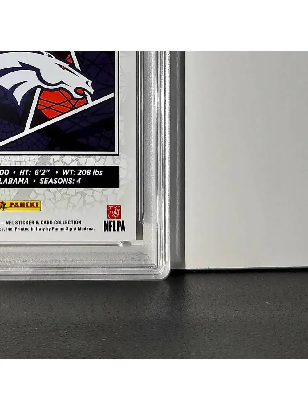 Patrick Surtain II Rookie 2024 Panini Sticker 240/299 #21 Red Foil PSA 8 NM-MT